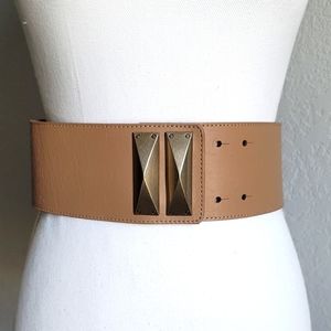 MOVING SALE!St. John Beige Leather Belt
